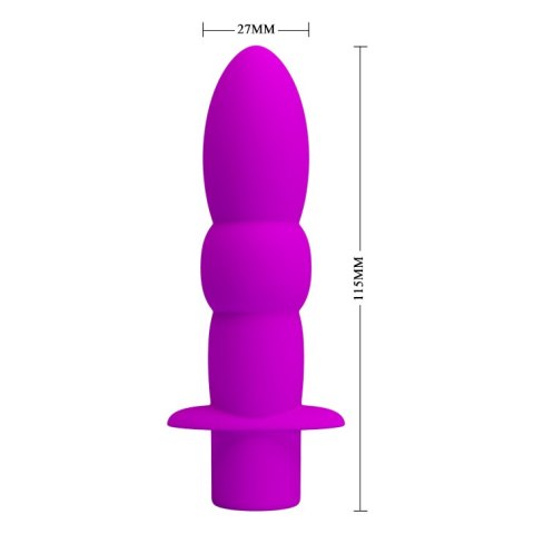 Uniwersalny klasyczny wibrator analny waginalny 10trybów 11cm fioletowy Pretty Love Uniwersalny klasyczny wibrator analny waginalny 10trybów 11cm fioletowy Pretty Love