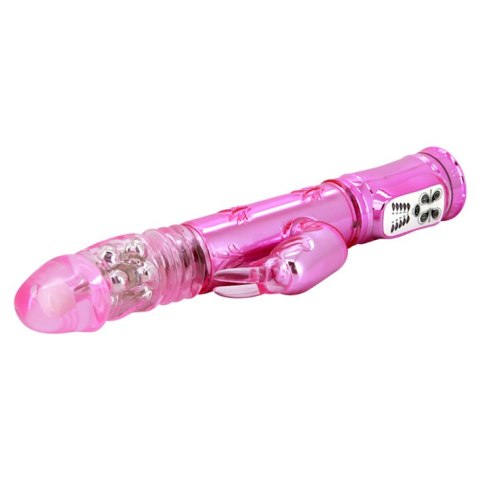 Wibrator króliczek z masażerem posuwisty 29cm 5trybów BAILE Wibrator króliczek z masażerem posuwisty 29cm 5trybów BAILE