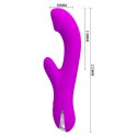 Wielofunkcyjny wibrator grzejący sex 21cm 12trybów Pretty Love