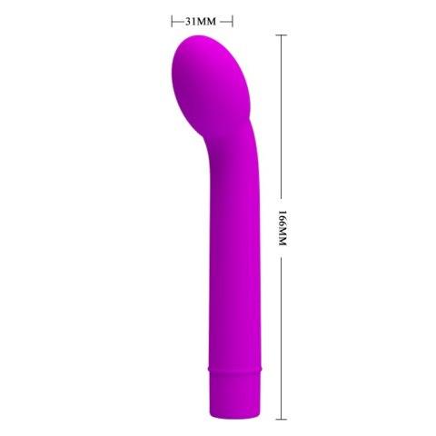 Wygięty wibrator stymulacja punktu G 10trybów 16cm Pretty Love Wygięty wibrator stymulacja punktu G 10trybów 16cm Pretty Love