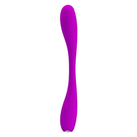 Wyginany zginany wibrator podwójny masażer 17cm fioletowy Pretty Love Wyginany zginany wibrator podwójny masażer 17cm fioletowy Pretty Love