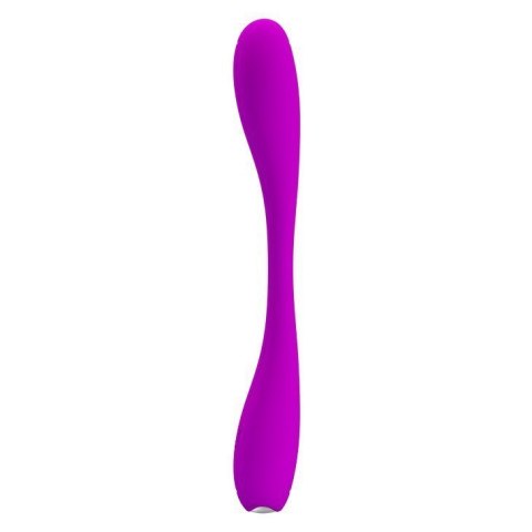 Wyginany zginany wibrator podwójny masażer 17cm fioletowy Pretty Love Wyginany zginany wibrator podwójny masażer 17cm fioletowy Pretty Love