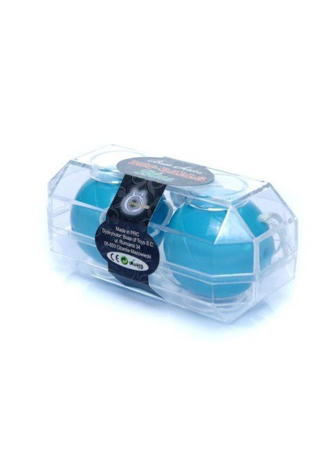 Kulki waginalne podwójne do ćwiczenia kegla gejszy niebieskie Boss Series Easy-Love Kulki waginalne podwójne do ćwiczenia kegla gejszy niebieskie Boss Series Easy-Love