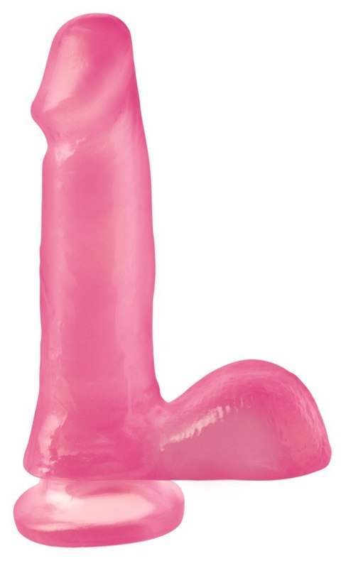 BRW 6" Dong Suction Cup Pink Basix Rubber Works BRW 6" Dong Suction Cup Pink Basix Rubber Works