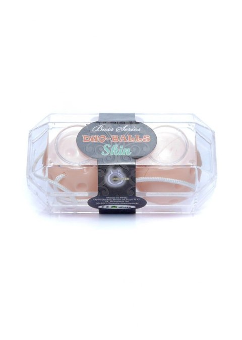 Kulki waginalne podwójne do ćwiczenia kegla gejszy cieliste Boss Series Easy-Love Kulki waginalne podwójne do ćwiczenia kegla gejszy cieliste Boss Series Easy-Love