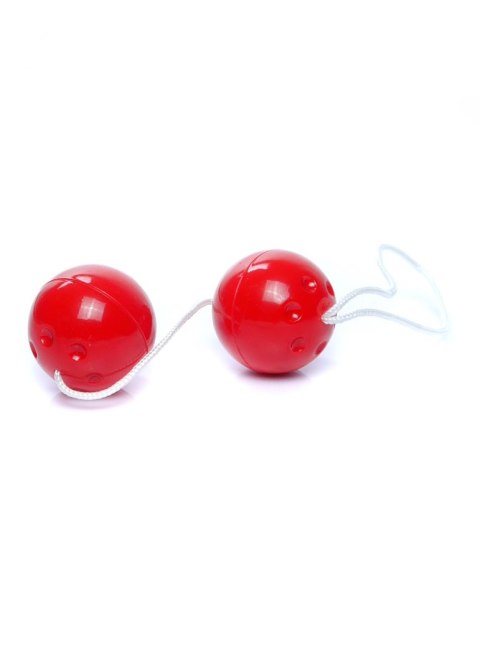 Kulki waginalne podwójne do ćwiczenia kegla gejszy czerwone Boss Series Easy-Love Kulki waginalne podwójne do ćwiczenia kegla gejszy czerwone Boss Series Easy-Love