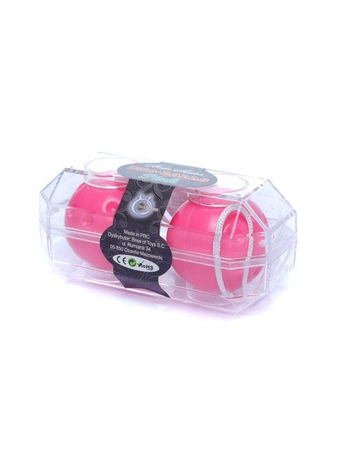 Kulki waginalne podwójne do ćwiczenia kegla gejszy różowe Boss Series Easy-Love Kulki waginalne podwójne do ćwiczenia kegla gejszy różowe Boss Series Easy-Love