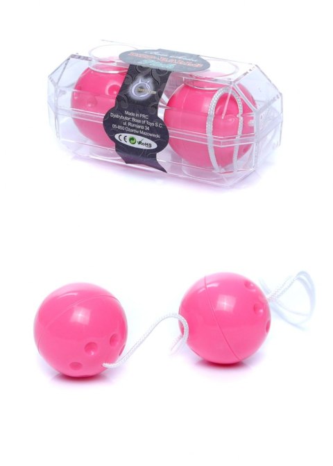 Kulki waginalne podwójne do ćwiczenia kegla gejszy różowe Boss Series Easy-Love Kulki waginalne podwójne do ćwiczenia kegla gejszy różowe Boss Series Easy-Love