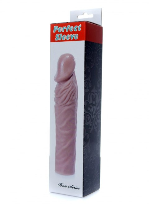 Nakładka przedłużka na penisa z cyberskóry +4cm Boss Series Easy-Love Nakładka przedłużka na penisa z cyberskóry +4cm Boss Series Easy-Love