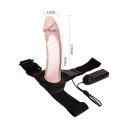 Proteza penisa dla mężczyzn wibrator strap-on 15 cm