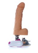 Realistyczny penis uchwyt przyssawka 12trybów 24cm Boss Series Easy-Love