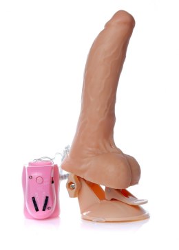 Rotacyjny realistyczny wibrator penis z jądrami 24cm Boss Series Easy-Love