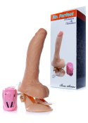 Rotacyjny realistyczny wibrator penis z jądrami 24cm Boss Series Easy-Love