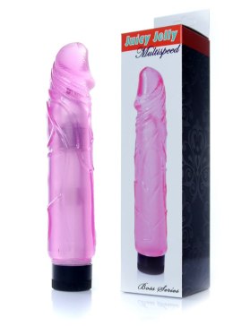 Wibrator realistyczny jak penis naturalny 22cm fioletowy Boss Series Easy-Love