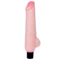 Wibrator realistyczny penis z jądrami 24cm BAILE