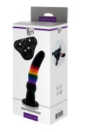 STRAP ON COLOURFUL LOVE SOLID DILDO Dream Toys