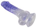 Crystal Clear Dildo with balls Crystal