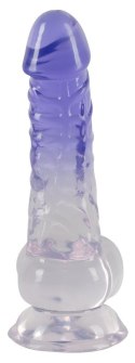 Crystal Clear Dildo with balls Crystal