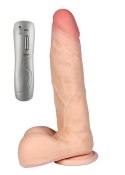 Wibrator realistyczny penis cyberskóra 7 trybów 23cm Boss Series Real