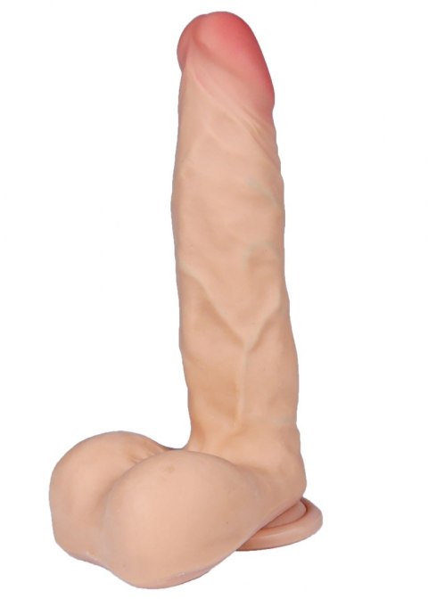 Wibrator z cyberskóry przyssawka pilot 10 trybów 23cm Boss Series Real Wibrator z cyberskóry przyssawka pilot 10 trybów 23cm Boss Series Real