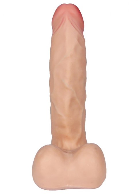 Wibrator z cyberskóry rotacyjny pilot 10 trybów 23cm Boss Series Real Wibrator z cyberskóry rotacyjny pilot 10 trybów 23cm Boss Series Real