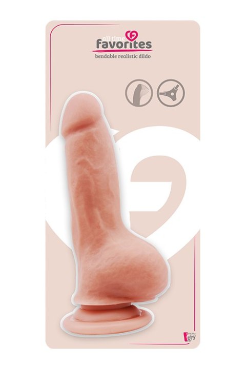 ALL TIME FAVORITES BENDABLE DILDO FLESH Dream Toys ALL TIME FAVORITES BENDABLE DILDO FLESH Dream Toys