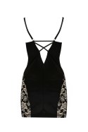 Bielizna-VICTORIA CHEMISE black XXL/XXXL - Casmir Casmir