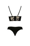 Bielizna-VICTORIA SET black S/M - Casmir Casmir