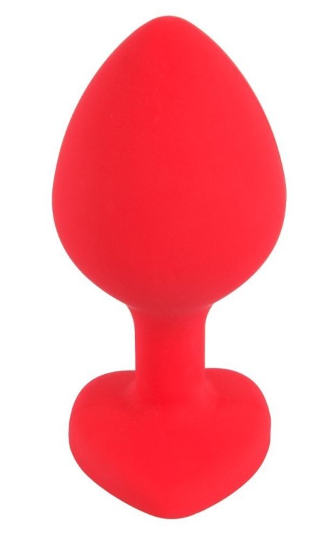 Ozdobny korek analny silikonowy plug z sercem 7cm You2Toys Ozdobny korek analny silikonowy plug z sercem 7cm You2Toys