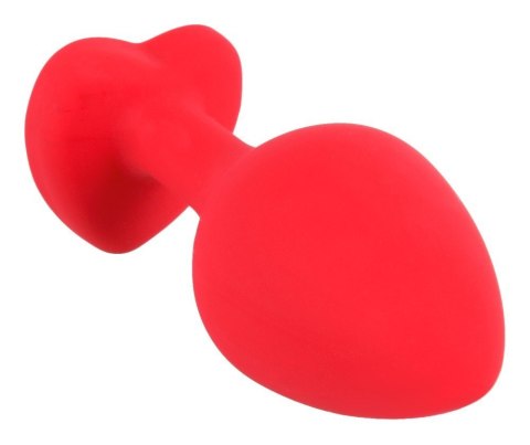 Ozdobny korek analny silikonowy plug z sercem 7cm You2Toys Ozdobny korek analny silikonowy plug z sercem 7cm You2Toys