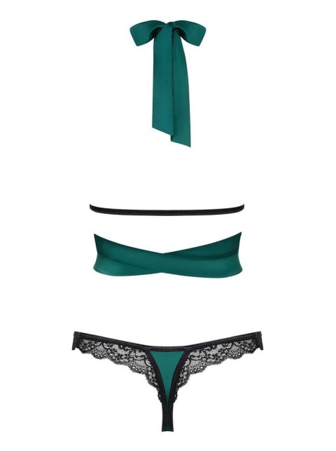Komplet erotyczny biustonosz stringi Sensuelia S/M Obsessive Komplet erotyczny biustonosz stringi Sensuelia S/M Obsessive