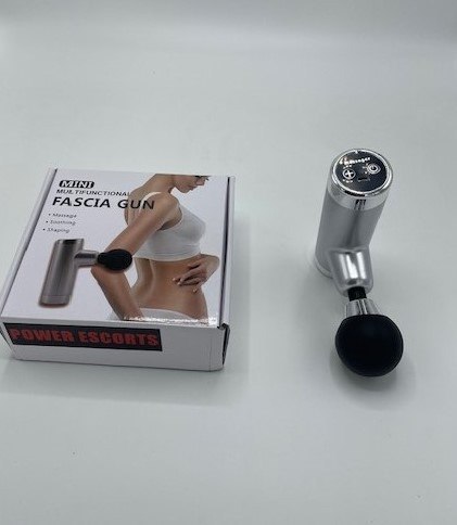 Massage gun mini silver Power Escorts Massage gun mini silver Power Escorts