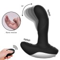 Wibrator-Silicone Massager USB 7 Function + Pulsator / Heating BLACK Boss Series Fox