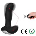 Wibrator-Silicone Massager USB 7 Function + Pulsator / Heating BLACK Boss Series Fox