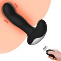 Wibrator-Silicone Massager USB 7 Function + Pulsator / Heating BLACK Boss Series Fox