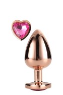 GLEAMING LOVE ROSE GOLD PLUG LARGE Dream Toys