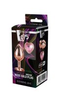 GLEAMING LOVE ROSE GOLD PLUG MEDIUM Dream Toys