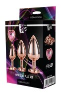 GLEAMING LOVE ROSE GOLD PLUG SET Dream Toys