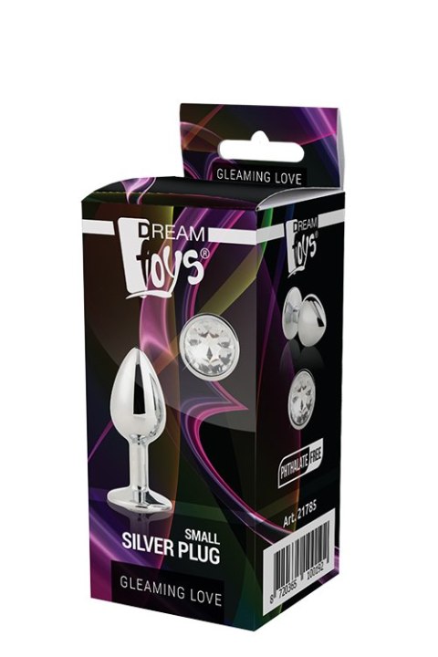 GLEAMING LOVE SILVER PLUG SMALL Dream Toys GLEAMING LOVE SILVER PLUG SMALL Dream Toys