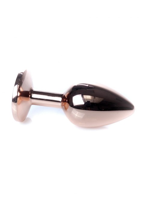 Korek analny ozdobny z kryształkiem metalowy 7cm zielony Boss Series HeavyFun Korek analny ozdobny z kryształkiem metalowy 7cm zielony Boss Series HeavyFun