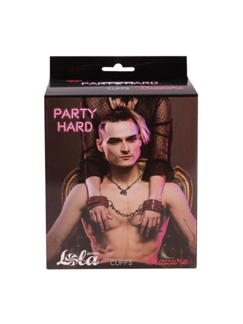 Kajdanki na ręce erotyczne czerwone bondage BDSM Lola Games Kajdanki na ręce erotyczne czerwone bondage BDSM Lola Games