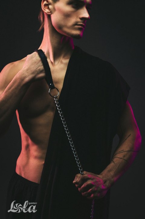 Obroża ze smyczą łańcuszkiem stalowym bondage BDSM Lola Games Obroża ze smyczą łańcuszkiem stalowym bondage BDSM Lola Games