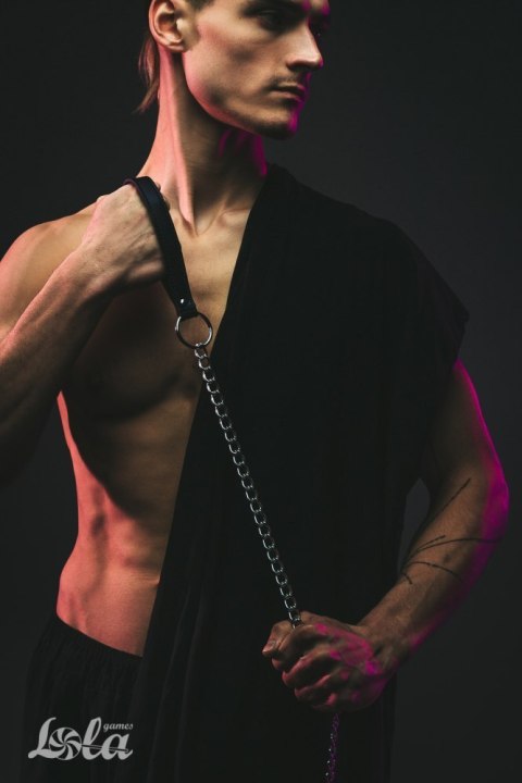 Obroża ze smyczą łańcuszkiem stalowym bondage BDSM Lola Games Obroża ze smyczą łańcuszkiem stalowym bondage BDSM Lola Games