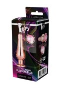 GLEAMING LOVE ROSE GOLD PLEASURE PLUG M Dream Toys