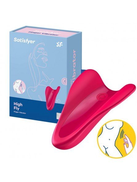 Wibrator sex masażer na palec Satisfyer High Fly Satisfyer Wibrator sex masażer na palec Satisfyer High Fly Satisfyer