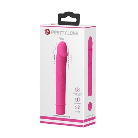 Klasyczny wibrator realistyczny penis 10 trybów 15cm Pretty Love Klasyczny wibrator realistyczny penis 10 trybów 15cm Pretty Love