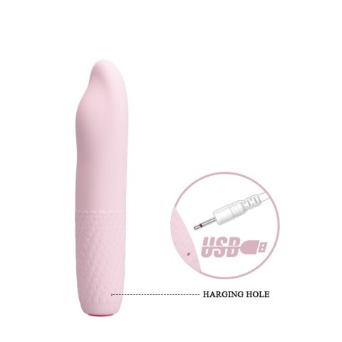 Wibrator klasyczny rotacyjny uniwersalny 16cm 4 tryby Pretty Love Wibrator klasyczny rotacyjny uniwersalny 16cm 4 tryby Pretty Love