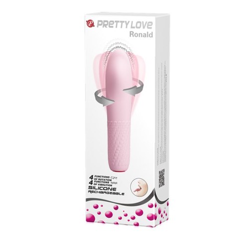 Wibrator klasyczny rotacyjny uniwersalny 16cm 4 tryby Pretty Love Wibrator klasyczny rotacyjny uniwersalny 16cm 4 tryby Pretty Love