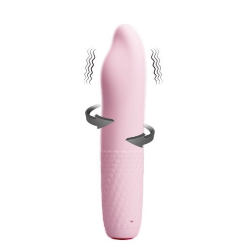 Wibrator klasyczny rotacyjny uniwersalny 16cm 4 tryby Pretty Love Wibrator klasyczny rotacyjny uniwersalny 16cm 4 tryby Pretty Love