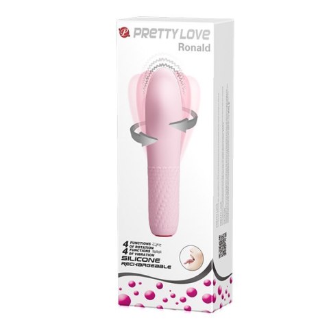 Wibrator klasyczny rotacyjny uniwersalny 16cm 4 tryby Pretty Love Wibrator klasyczny rotacyjny uniwersalny 16cm 4 tryby Pretty Love